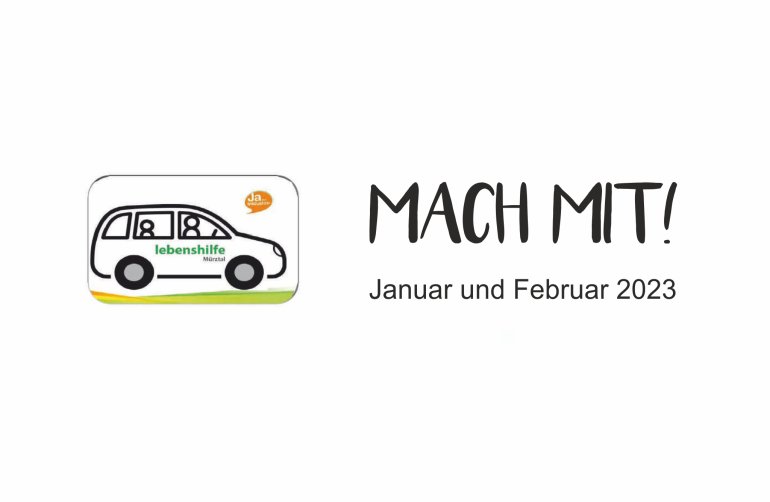 MACH MIT! - Dein Freizeitprogramm im Jänner/Feber 2023